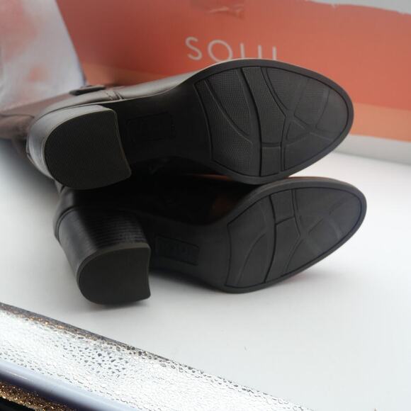 NEW Soul by Naturalizer Women's 8.5 Twinkle High Shaft Boots Brown Wide Calf - Picture 9 of 11